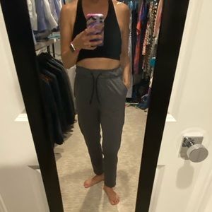 Lululemon gray lounge pants.